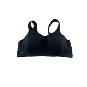 Livi Women's High Support Black Full Coverage Sports Bra - 44DD